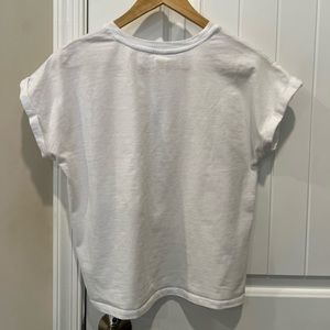 FOREVER 21 Girl's Crew Neck White Sleeveless Croptop Size 13/14
